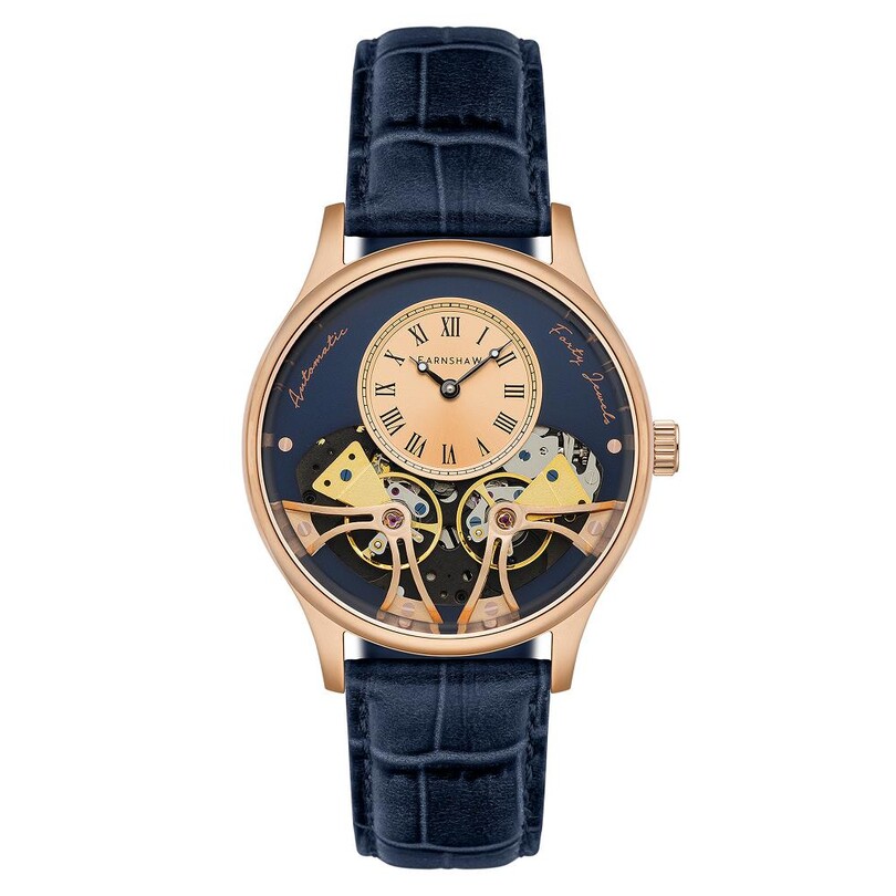 EARNSHAW - SCIENTISTS FARADAY DOUBLE BARREL Otomatik ES-8179-09 Erkek Kol Saati