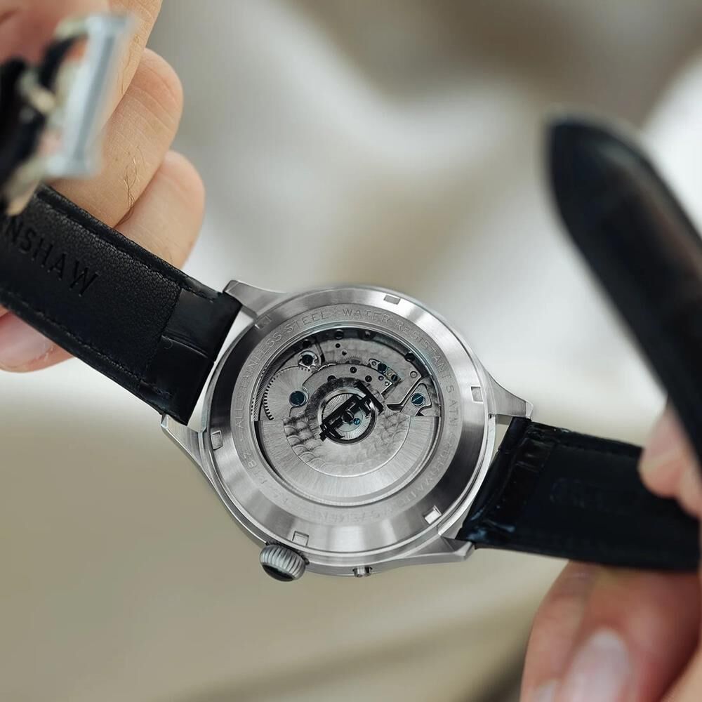 BARON GRAND DATE CALENDAR OPEN HEART AUTOMATIC ES-8187-01 Erkek Kol Saati