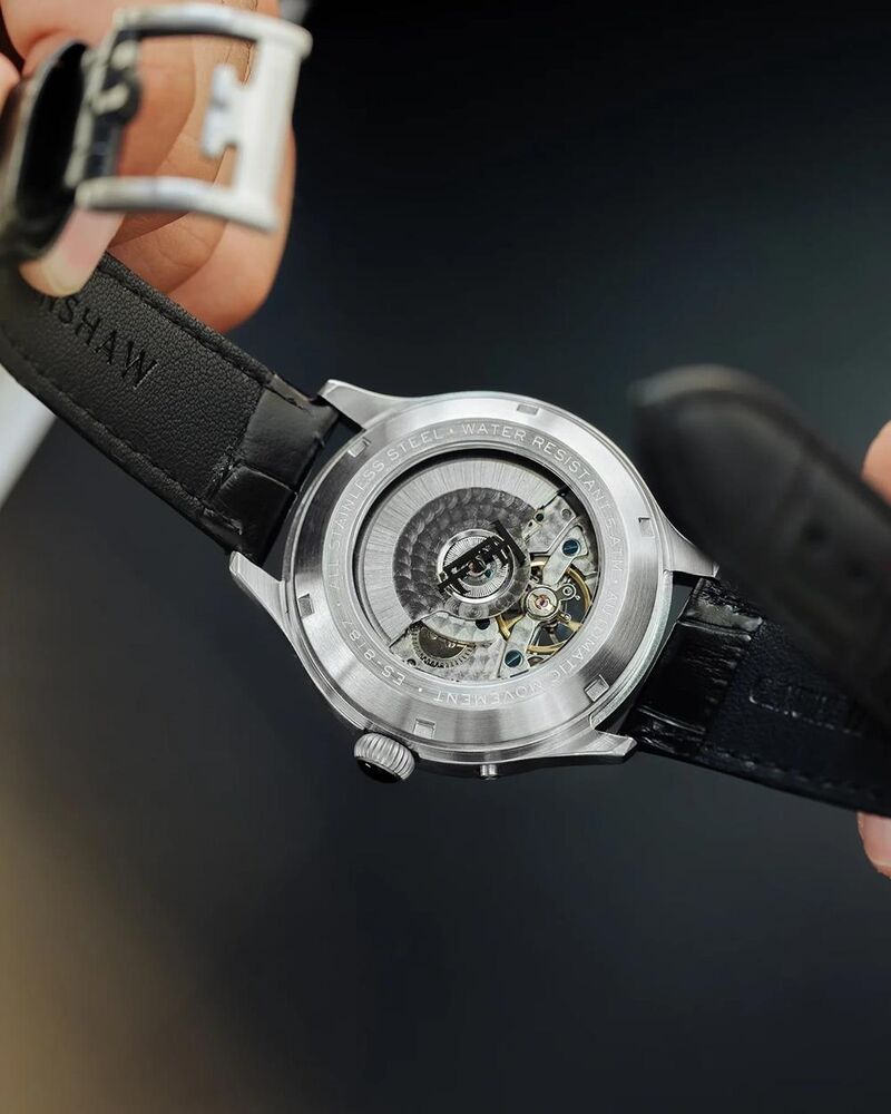 BARON GRAND DATE CALENDAR OPEN HEART AUTOMATIC ES-8187-03 Erkek Kol Saati