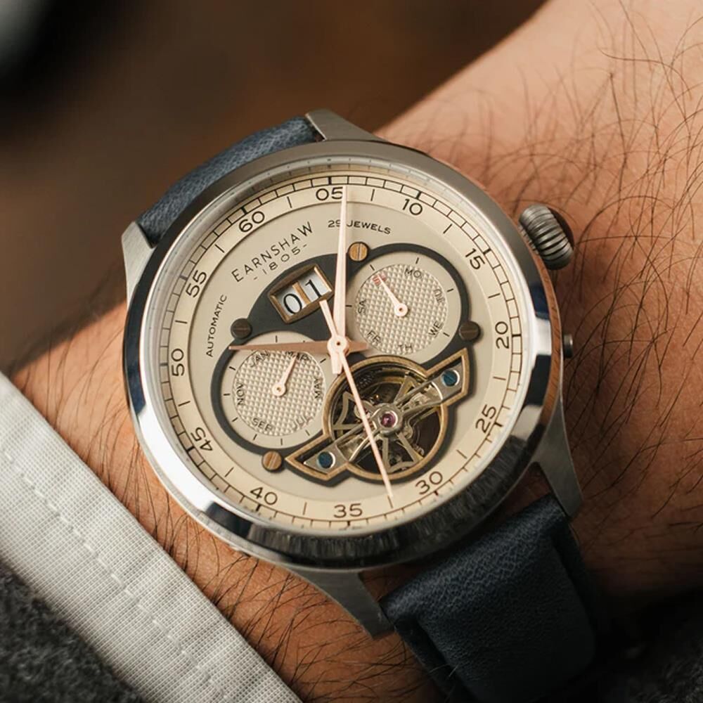  BARON GRAND DATE CALENDAR OPEN HEART Otomatik ES-8187-04 Erkek Kol Saati