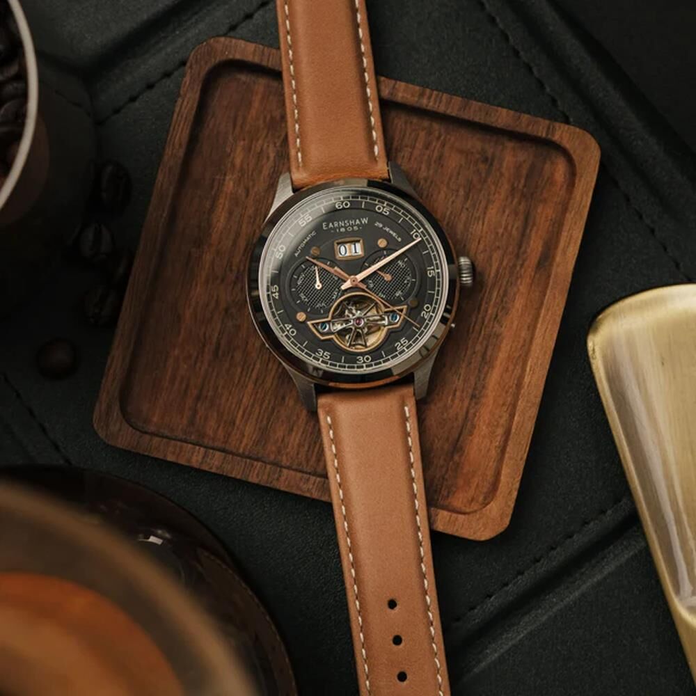  BARON GRAND DATE CALENDAR OPEN HEART Otomatik ES-8187-05 Erkek Kol Saati