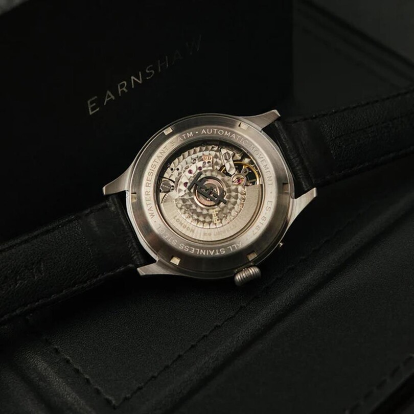  BARON GRAND DATE CALENDAR OPEN HEART Otomatik ES-8187-07 Erkek Kol Saati - Thumbnail