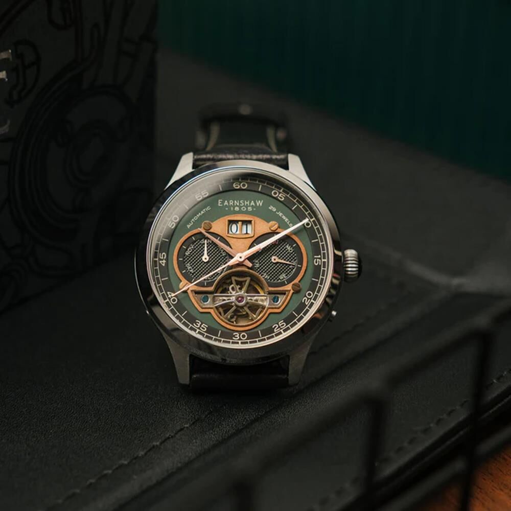  BARON GRAND DATE CALENDAR OPEN HEART Otomatik ES-8187-07 Erkek Kol Saati