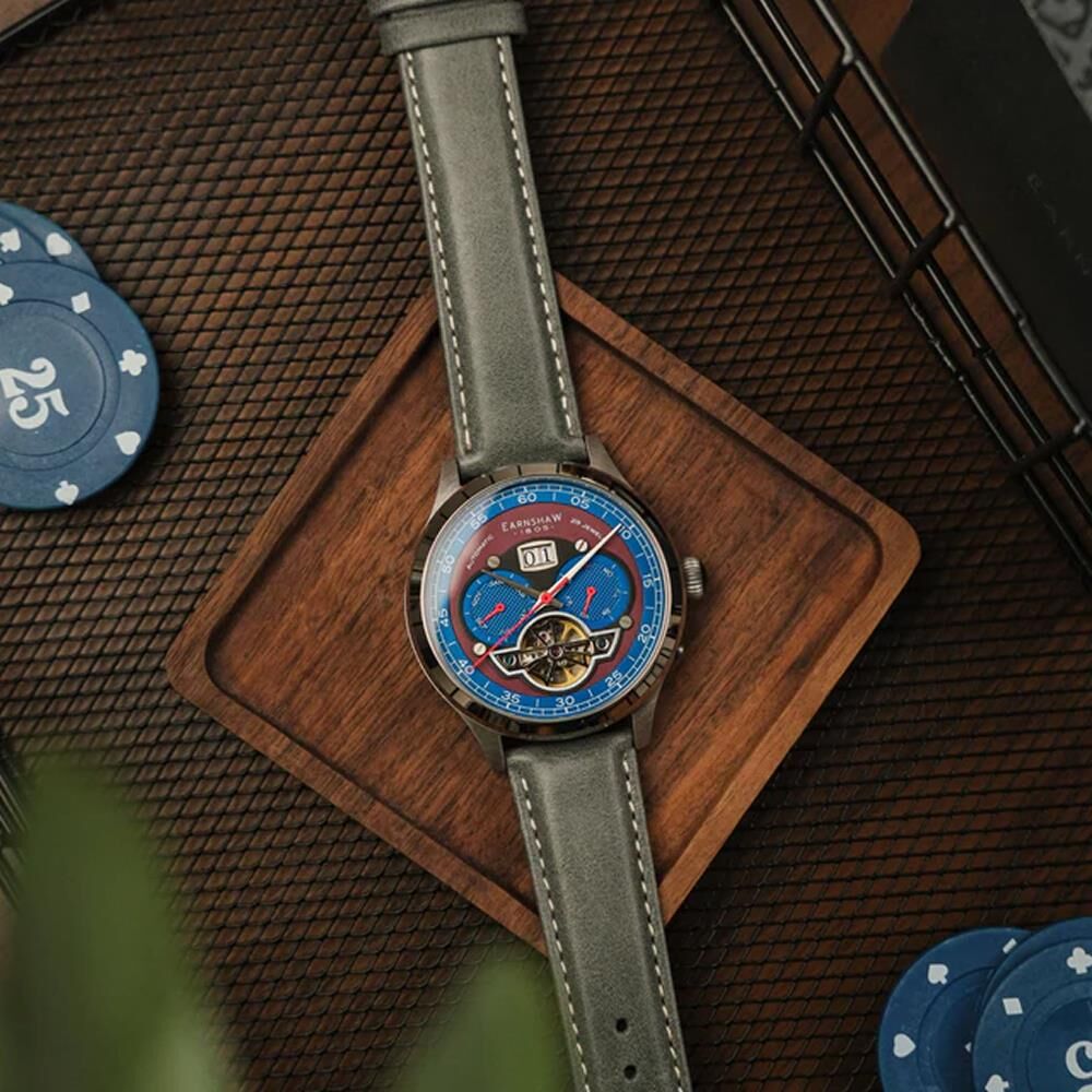  BARON GRAND DATE CALENDAR OPEN HEART Otomatik ES-8187-08 Erkek Kol Saati