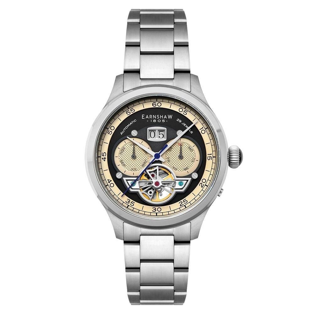 BARON GRAND DATE CALENDAR OPEN HEART AUTOMATIC ES-8187-22 Erkek Kol Saati