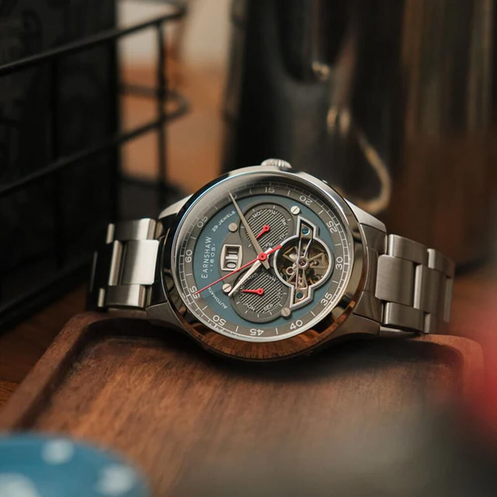  BARON GRAND DATE CALENDAR OPEN HEART Otomatik ES-8187-44 Erkek Kol Saati