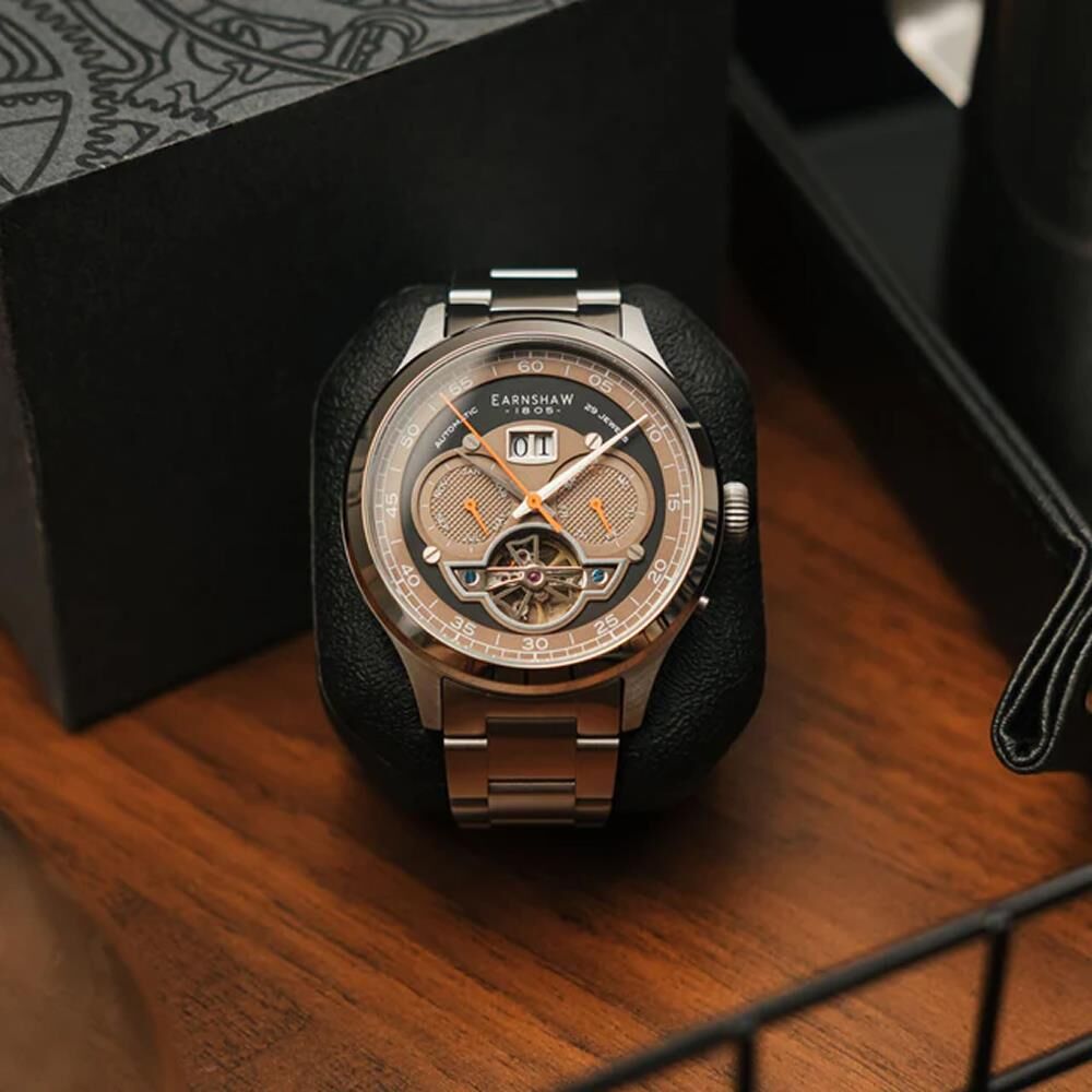  BARON GRAND DATE CALENDAR OPEN HEART Otomatik ES-8187-55 Erkek Kol Saati