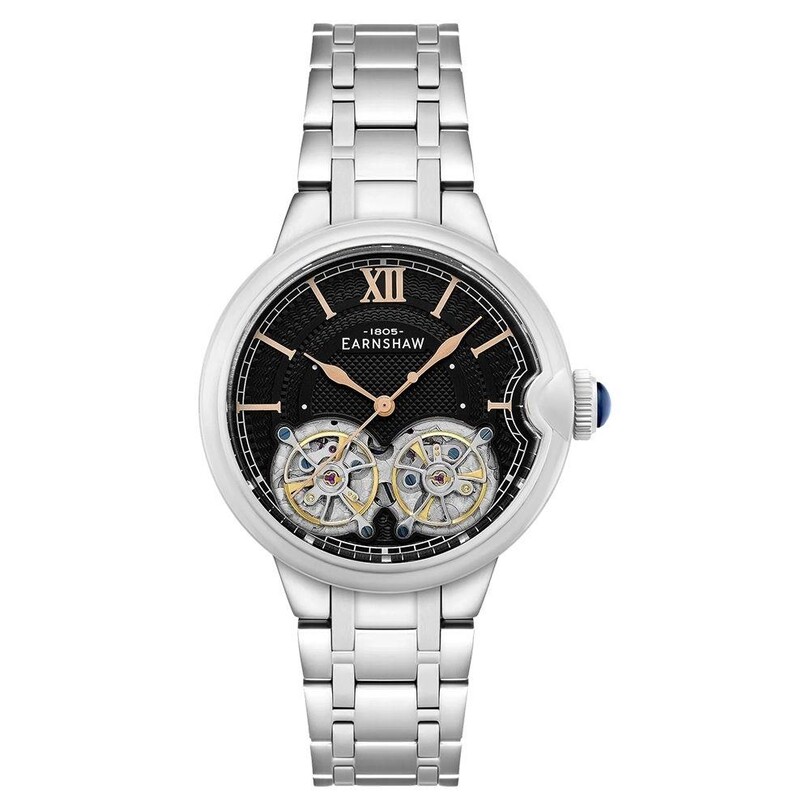 BARALLIER DUAL OPEN HEART AUTOMATIC ES-8266-33 Erkek Kol Saati - Thumbnail