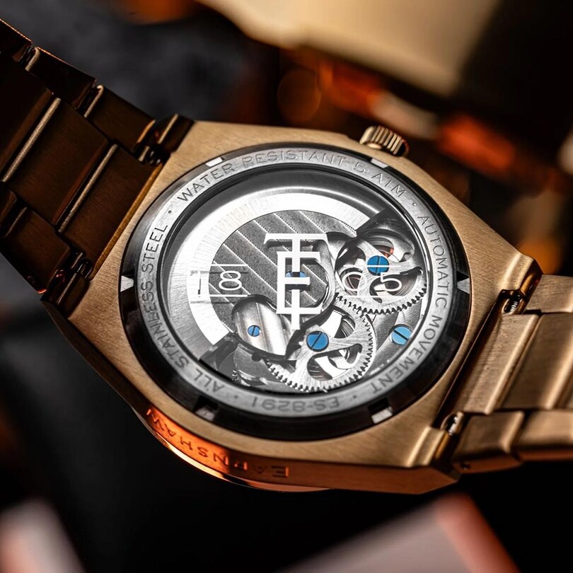 DRAKE DUAL TIME AUTOMATIC ES-8291-66 Erkek Kol Saati - Thumbnail