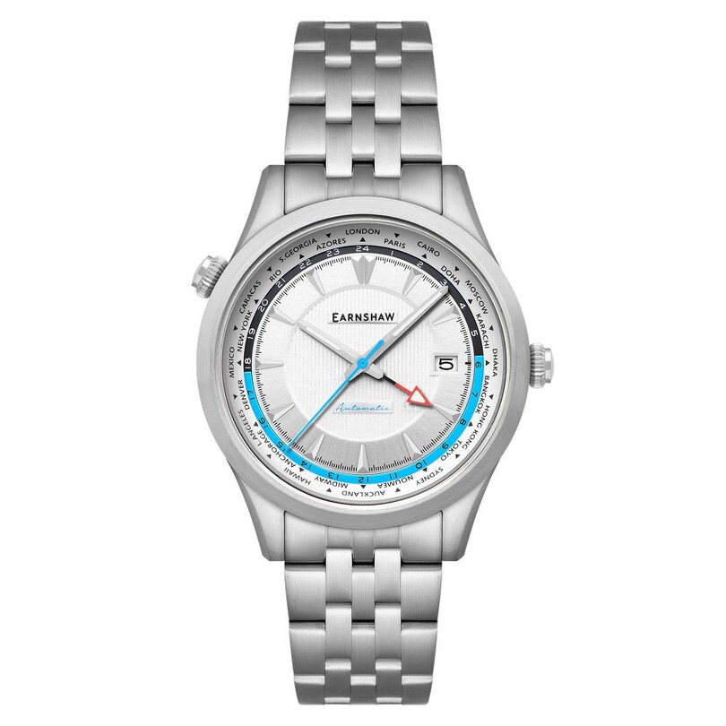 EARNSHAW - WORLD TIMER GMT Otomatik ES-8292-33 Erkek Kol Saati