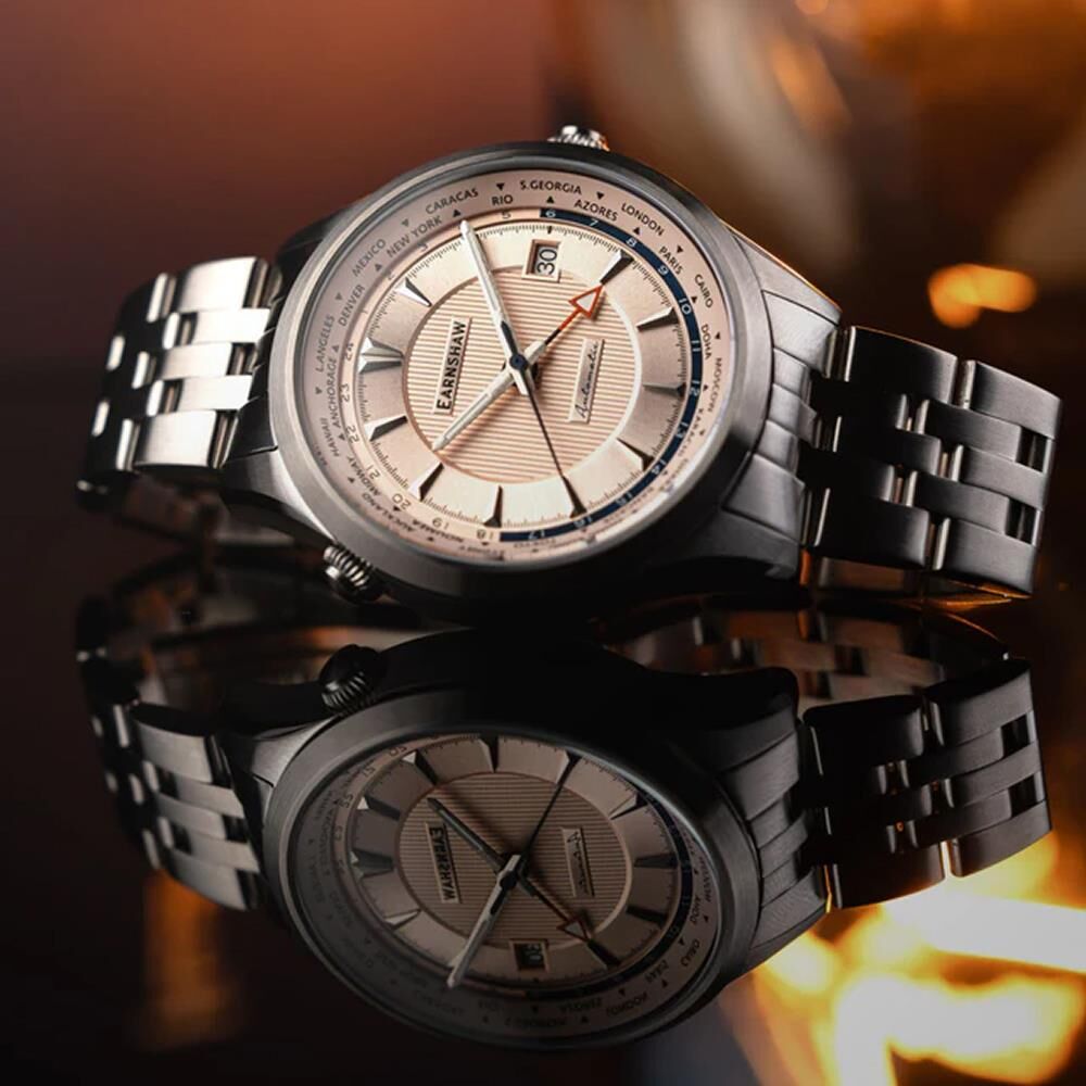  WORLD TIMER GMT Otomatik ES-8292-55 Erkek Kol Saati