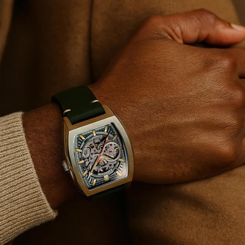 HERITAGE WELLINGTON SKELETON Otomatik ES-8302-01 Erkek Kol Saati - Thumbnail