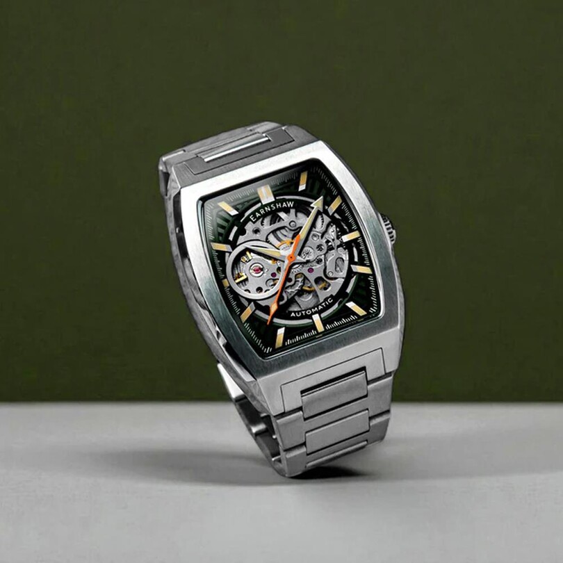 HERITAGE WELLINGTON SKELETON Otomatik ES-8302-33 Erkek Kol Saati - Thumbnail