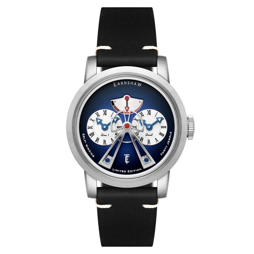 HERITAGE BEAUFORT POWER RESERVE DUAL TIME AUTOMATIC LIMITED EDITION ES-8306-01 Erkek Kol Saati - Thumbnail