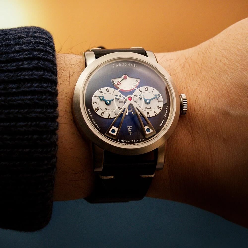 HERITAGE BEAUFORT POWER RESERVE DUAL TIME AUTOMATIC LIMITED EDITION ES-8306-01 Erkek Kol Saati