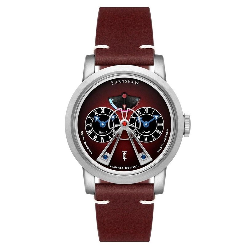 HERITAGE BEAUFORT POWER RESERVE DUAL TIME AUTOMATIC LIMITED EDITION ES-8306-03 Erkek Kol Saati - Thumbnail