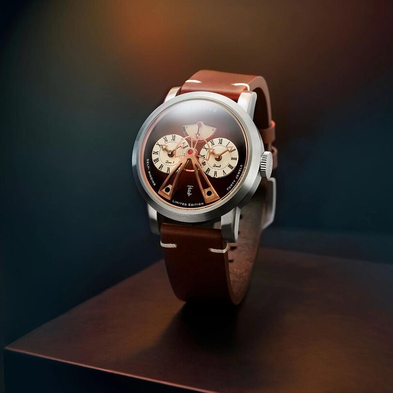 HERITAGE BEAUFORT POWER RESERVE DUAL TIME AUTOMATIC LIMITED EDITION ES-8306-03 Erkek Kol Saati - Thumbnail