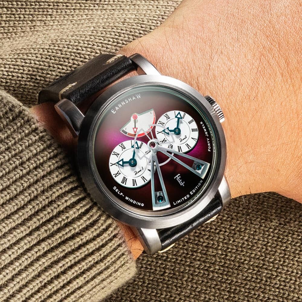 HERITAGE BEAUFORT POWER RESERVE DUAL TIME LIMITED EDITION Otomatik ES-8306-07 Erkek Kol Saati