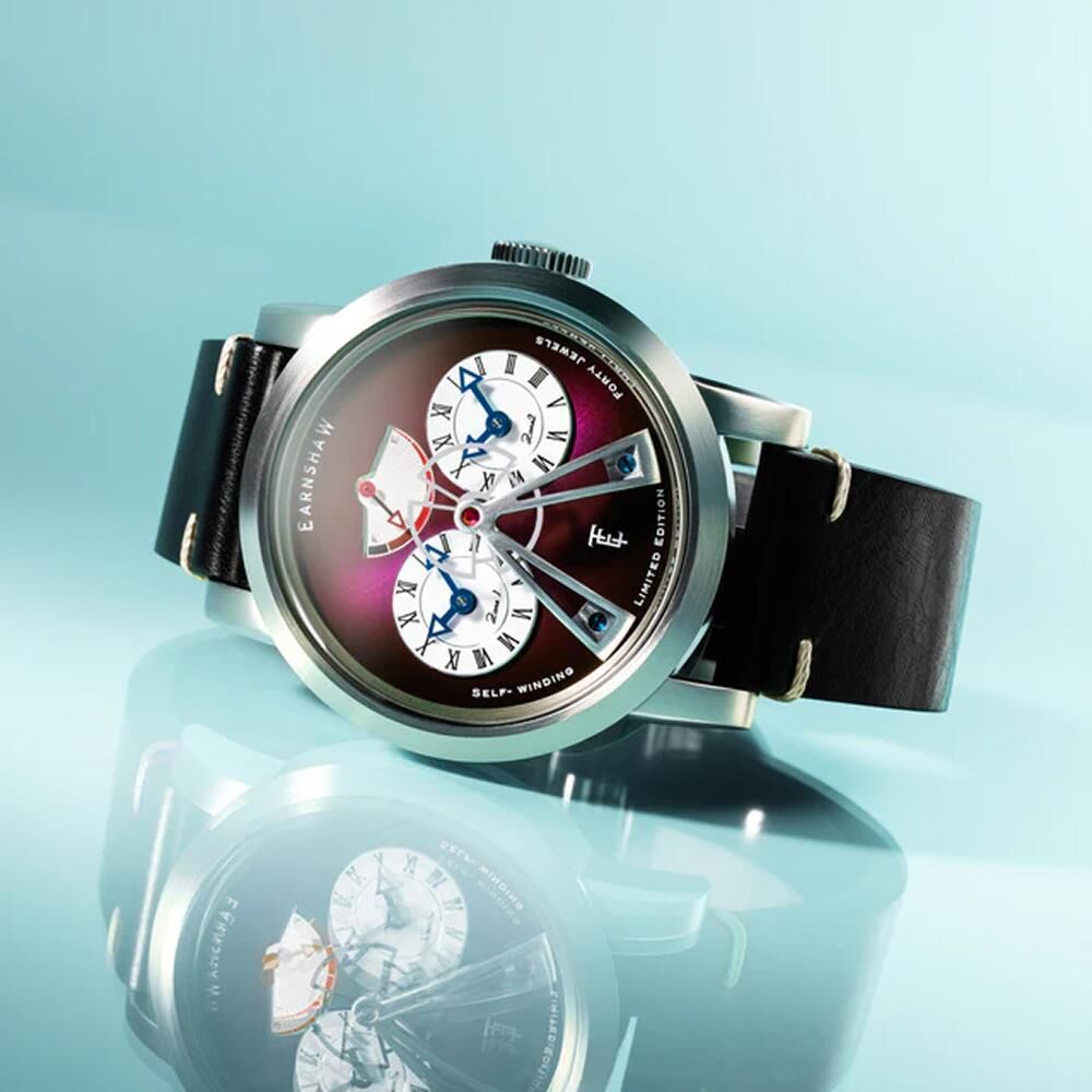 HERITAGE BEAUFORT POWER RESERVE DUAL TIME LIMITED EDITION Otomatik ES-8306-07 Erkek Kol Saati