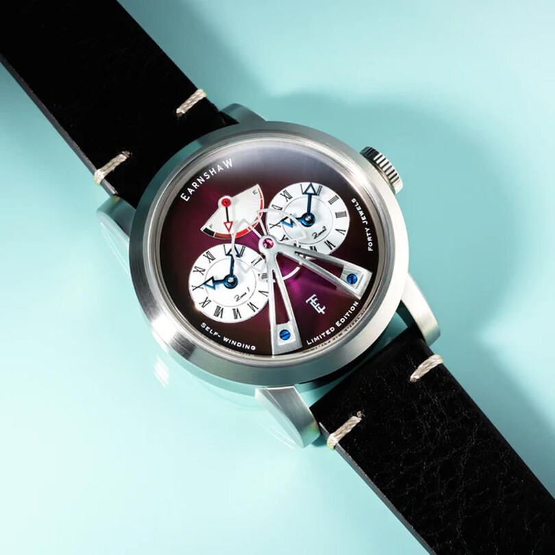 HERITAGE BEAUFORT POWER RESERVE DUAL TIME LIMITED EDITION Otomatik ES-8306-07 Erkek Kol Saati - Thumbnail