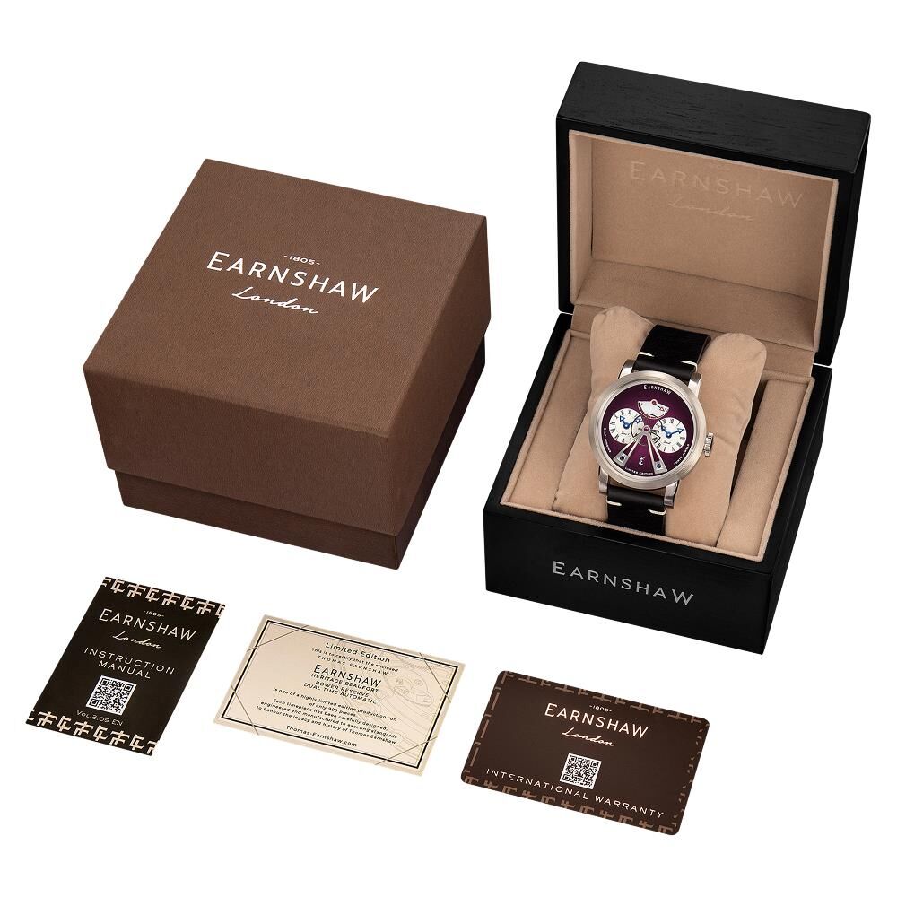 HERITAGE BEAUFORT POWER RESERVE DUAL TIME LIMITED EDITION Otomatik ES-8306-07 Erkek Kol Saati