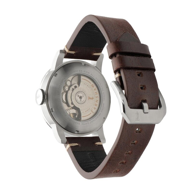 HERITAGE BEAUFORT POWER RESERVE DUAL TIME LIMITED EDITION Otomatik ES-8306-08 Erkek Kol Saati - Thumbnail