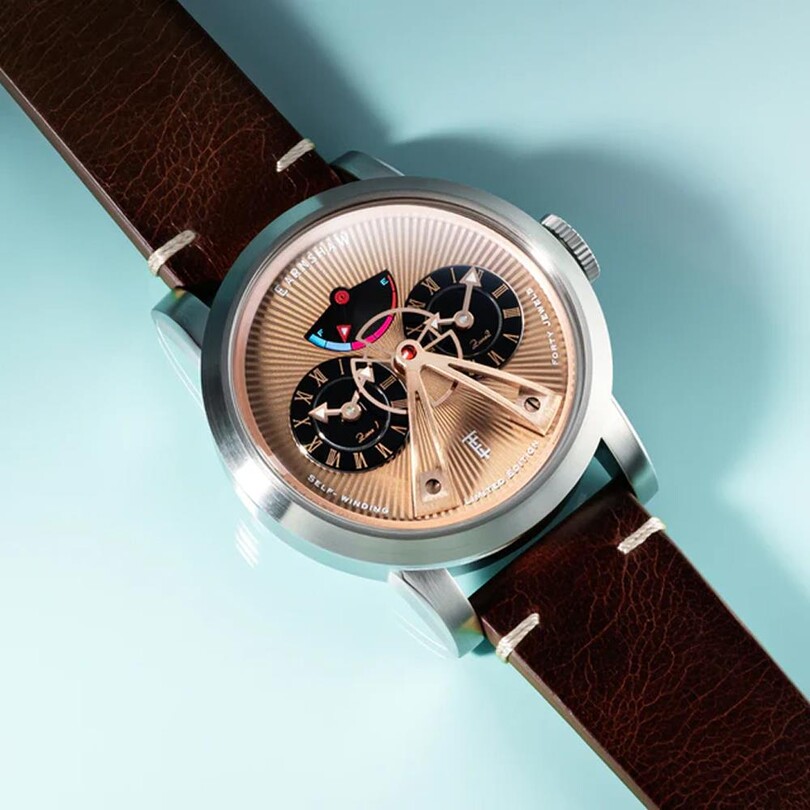 HERITAGE BEAUFORT POWER RESERVE DUAL TIME LIMITED EDITION Otomatik ES-8306-08 Erkek Kol Saati - Thumbnail