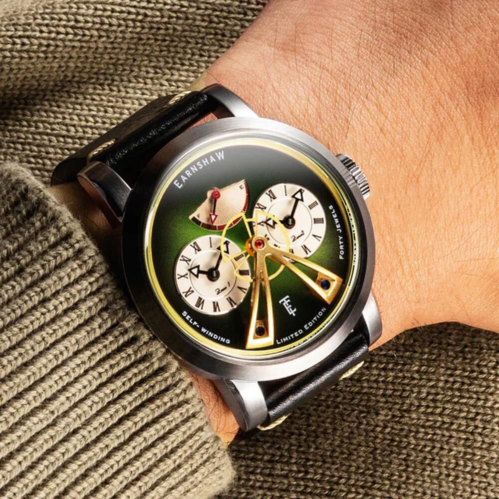 HERITAGE BEAUFORT POWER RESERVE DUAL TIME LIMITED EDITION Otomatik ES-8306-09 Erkek Kol Saati