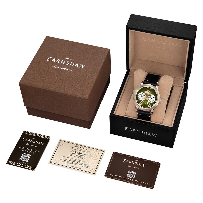 HERITAGE BEAUFORT POWER RESERVE DUAL TIME LIMITED EDITION Otomatik ES-8306-09 Erkek Kol Saati - Thumbnail