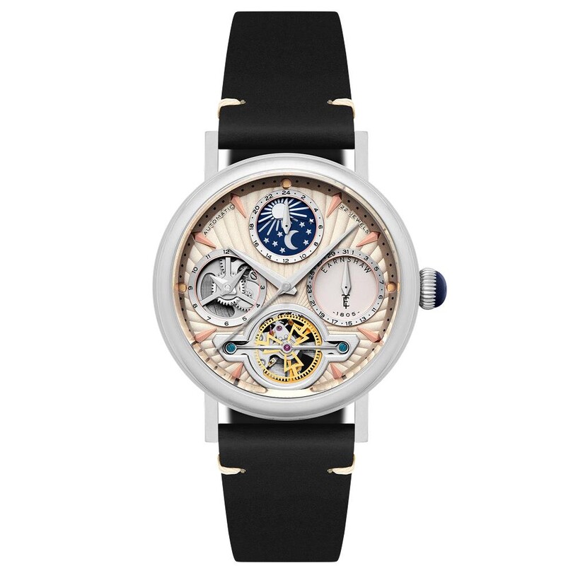 EARNSHAW - HERITAGE BEAUFORT DUAL TIME DATE OPEN HEART Otomatik ES-8309-01 Erkek Kol Saati