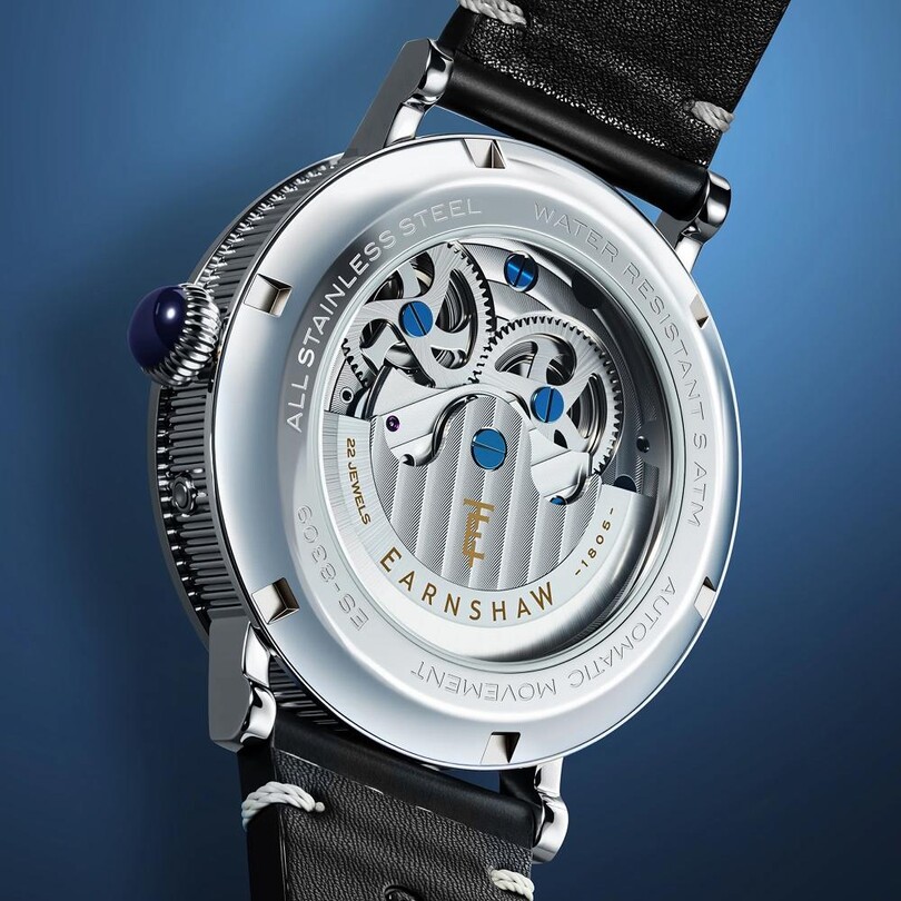HERITAGE BEAUFORT DUAL TIME DATE OPEN HEART Otomatik ES-8309-01 Erkek Kol Saati - Thumbnail