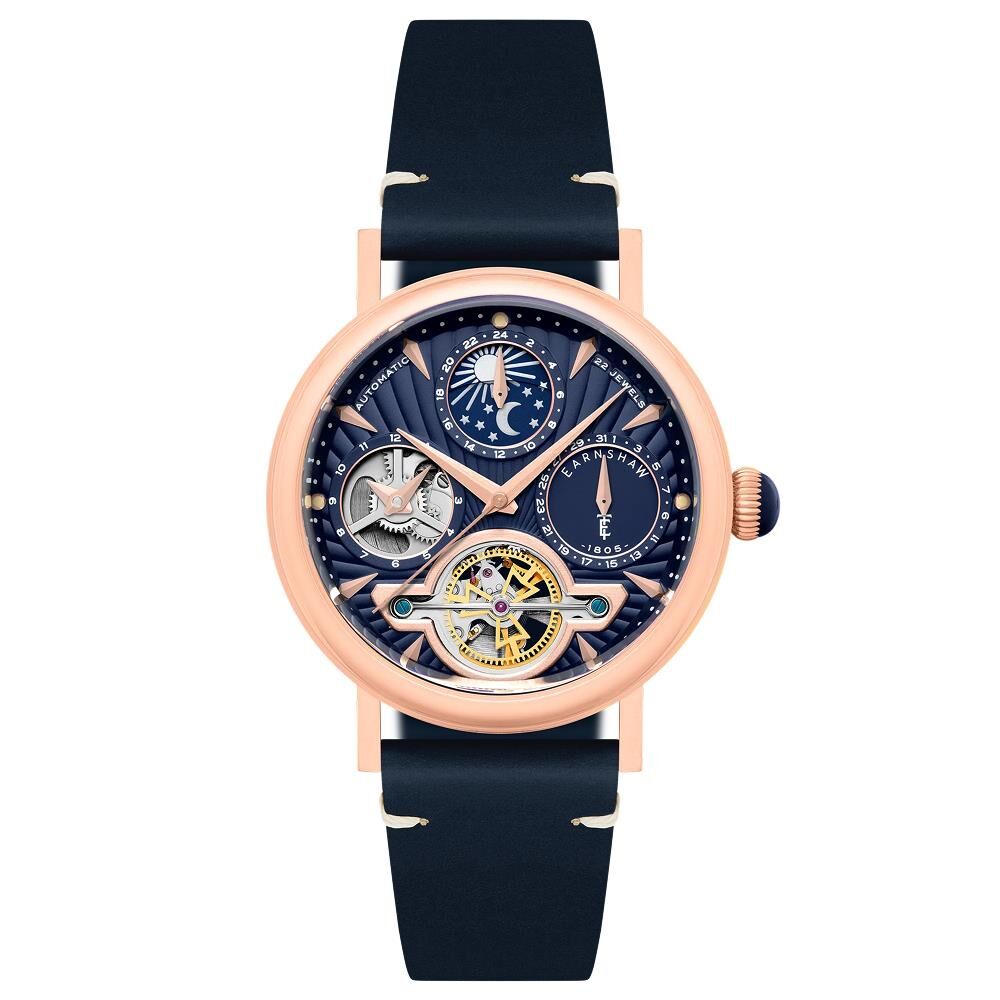 HERITAGE BEAUFORT DUAL TIME DATE OPEN HEART Otomatik ES-8309-03 Erkek Kol Saati