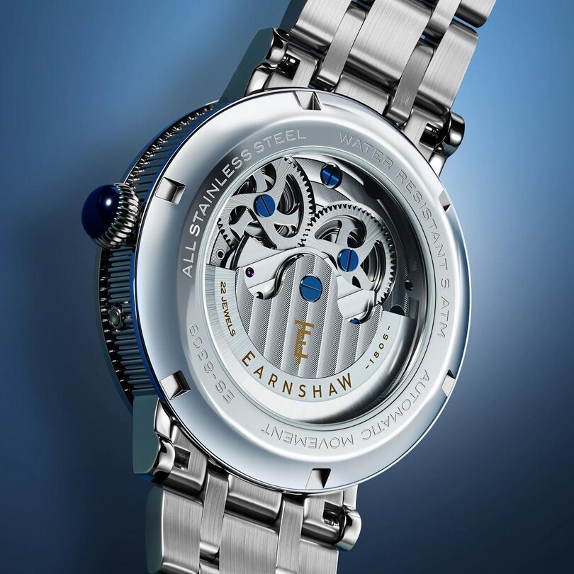 HERITAGE BEAUFORT DUAL TIME DATE OPEN HEART Otomatik ES-8309-22 Erkek Kol Saati - Thumbnail