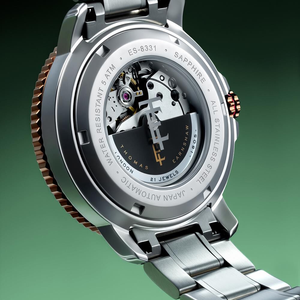 ADMIRAL MARTIN ES-8331-44 Otomatik (Citizen Miyota 8215 Mekanizmalı) Erkek Kol Saati - 3