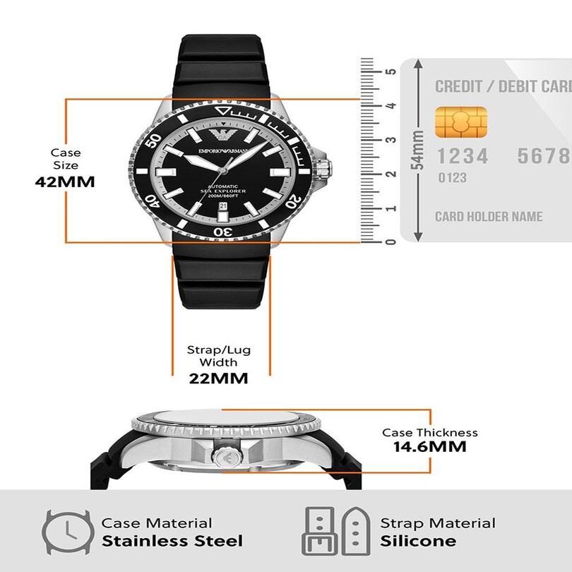 EMPORIO ARMANI AR60078 Erkek Kol Saati - Thumbnail