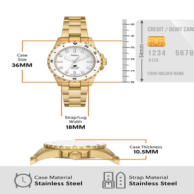 FOSSIL ES5350 Kadın Kol Saati - Thumbnail