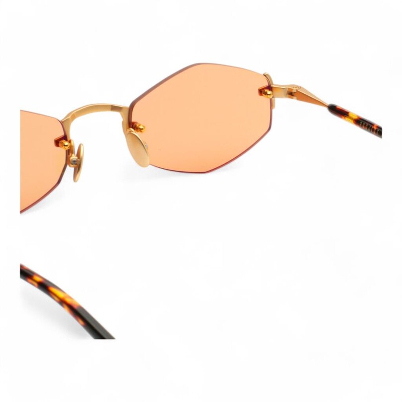 Gast Lunar Matte Gold Unisex Güneş Gözlüğü - Thumbnail