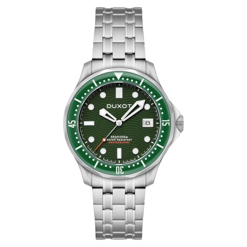 DUXOT - HENRI DIVER ELITE GREEN DX-2060-33 Otomatik Erkek Kol Saati