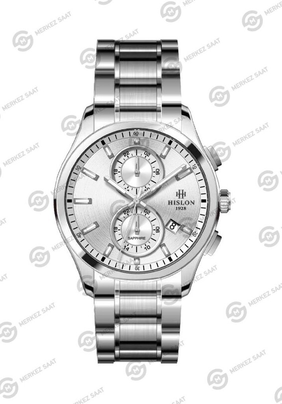 Hislon Date DT158S-02SS Erkek Kol Saati - Thumbnail