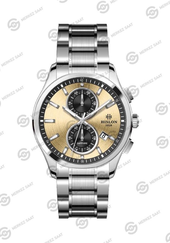 Hislon Date DT158S-07SS Erkek Kol Saati - Thumbnail