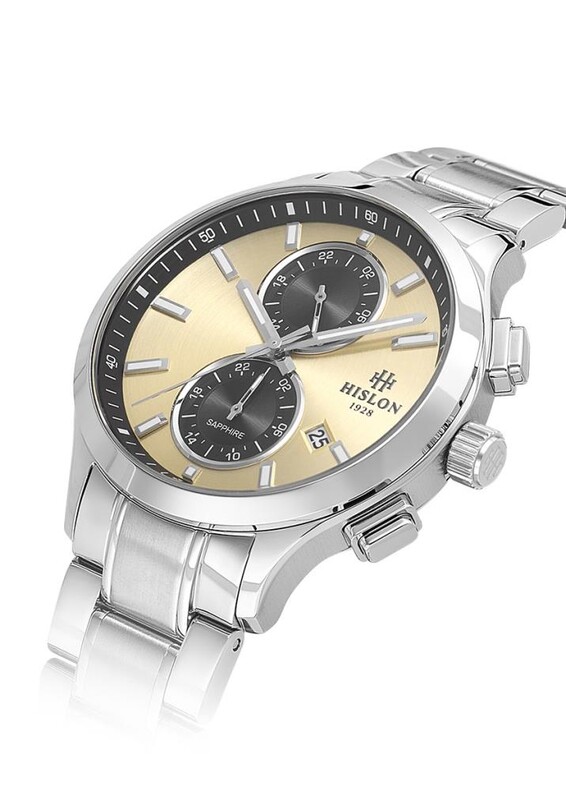 Hislon Date DT158S-07SS Erkek Kol Saati - Thumbnail