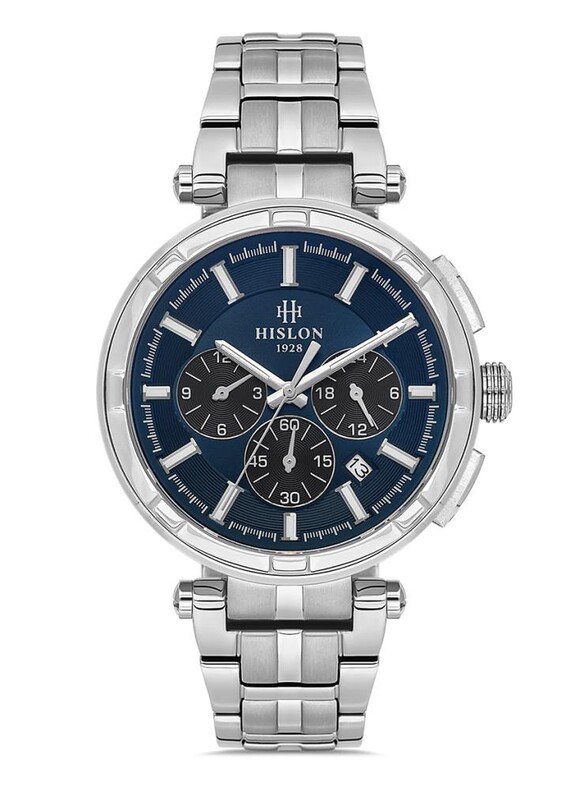 Hislon - Hislon DT202S-11SS Erkek Kol Saati