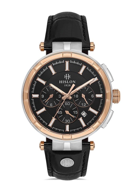 Hislon - Hislon DT202T-04BR Erkek Kol Saati