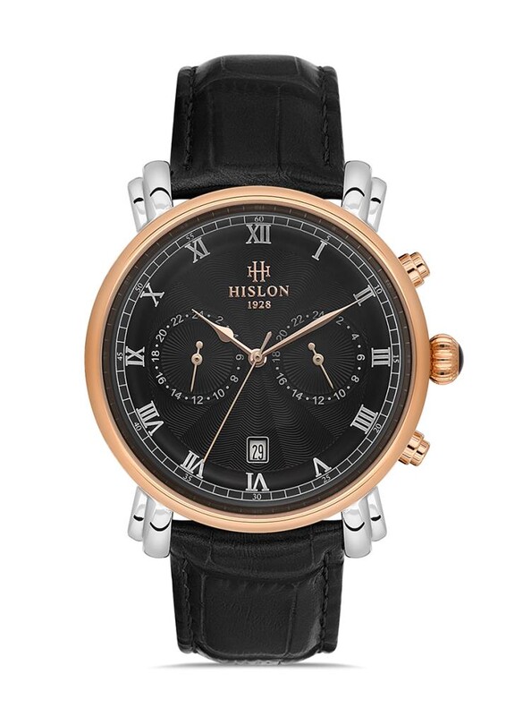 Hislon - Hislon DT204T-04BR Erkek Kol Saati
