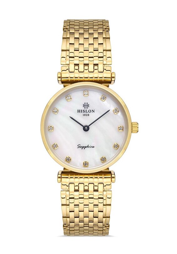 Hislon - Hislon QL119G-09SG Kadın Kol Saati