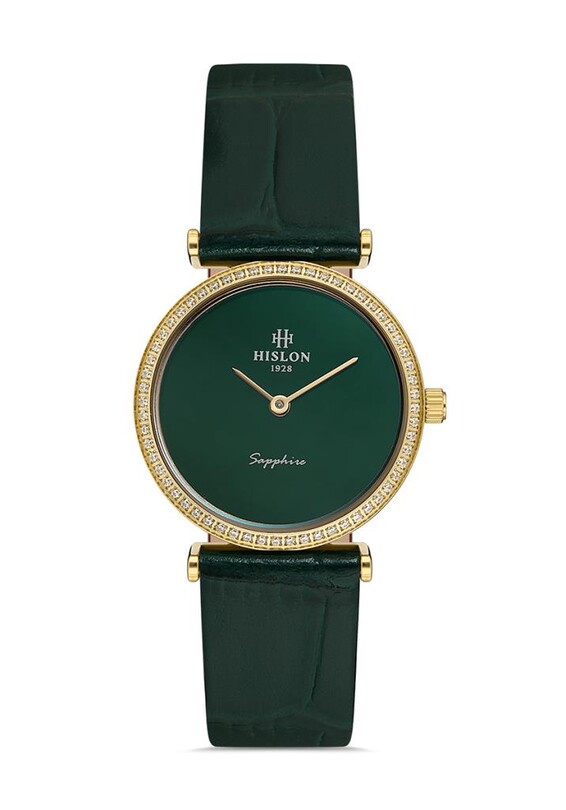 Hislon - Hislon QL119G-15YG Kadın Kol Saati