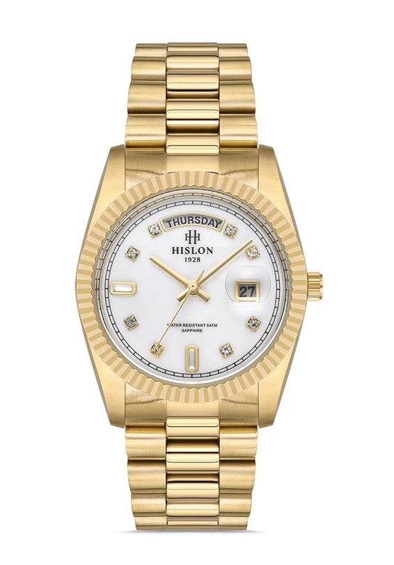 Hislon - Hislon QL122G-09SG Kadın Kol Saati