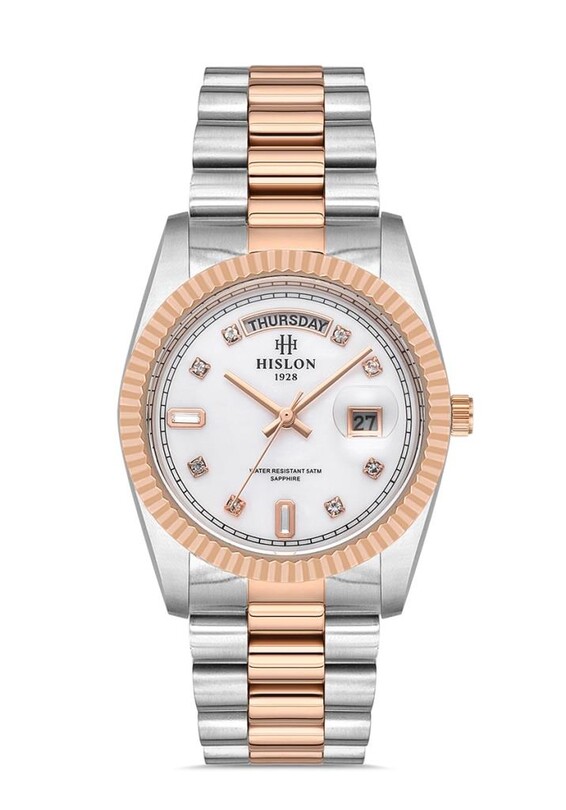 Hislon - Hislon QL122T-09SR Kadın Kol Saati