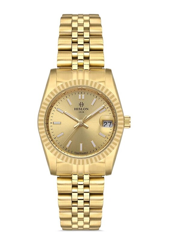 Hislon - Hislon QL124G-08SG Kadın Kol Saati