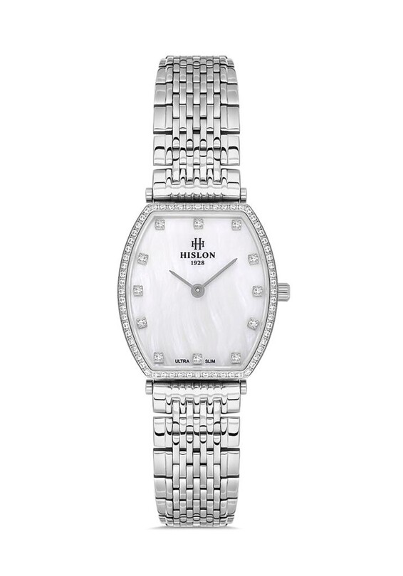 Hislon - Hislon QL179S-09SS Kadın Kol Saati